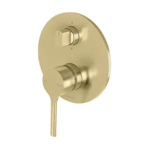 Phoenix Vivid Slimline Oval Shower/Bath Diverter Mixer Brushed Gold by PHOENIX, a Bathroom Taps & Mixers for sale on Style Sourcebook