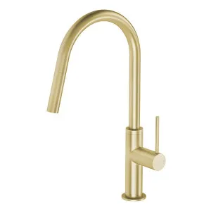Phoenix Vivid Slimline Pull Out Sink Mixer Brushed Gold by PHOENIX, a Kitchen Taps & Mixers for sale on Style Sourcebook