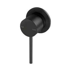 Phoenix Vivid Slimline Shower/Wall Mixer 60mm Backplate Matte Black by PHOENIX, a Bathroom Taps & Mixers for sale on Style Sourcebook