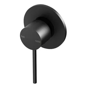 Phoenix Vivid Slimline Shower/Wall Mixer Matte Black by PHOENIX, a Bathroom Taps & Mixers for sale on Style Sourcebook