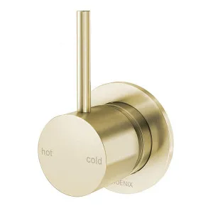 Phoenix Vivid Slimline Up Shower/Wall Mixer - Brushed Gold by PHOENIX, a Bathroom Taps & Mixers for sale on Style Sourcebook