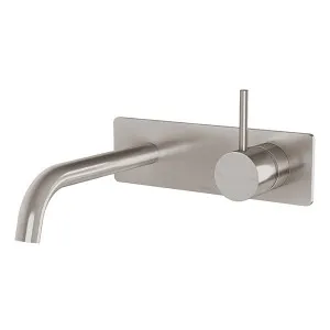 Phoenix Vivid Slimline Up Wall Basin/Bath Mixer Set-Brushed Nickel by PHOENIX, a Bathroom Taps & Mixers for sale on Style Sourcebook