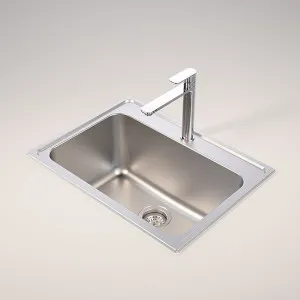 Caroma Luna 45 Litre Stainless Steel Laundry Sink by Caroma, a Troughs & Sinks for sale on Style Sourcebook