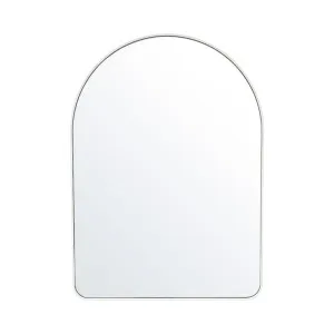 Studio Slim Wall Arch Mirror, White by Granite Lane, a Vanity Mirrors for sale on Style Sourcebook