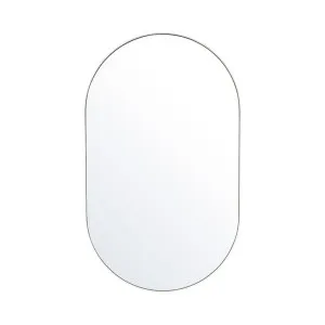 Studio Large Oval Mirror, White by Granite Lane, a Mirrors for sale on Style Sourcebook
