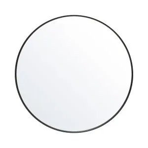 Studio Round Mirror, Black - 70cm by Granite Lane, a Vanity Mirrors for sale on Style Sourcebook