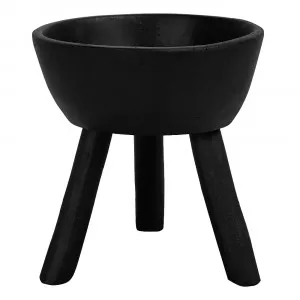 Jurang Offering Bowl Black - 25cm by James Lane, a Decor for sale on Style Sourcebook