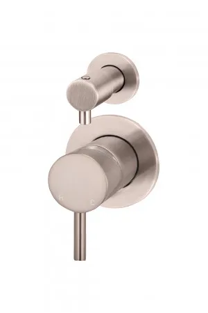 Meir | Champagne Round Diverter Mixer by Meir, a Bathroom Taps & Mixers for sale on Style Sourcebook