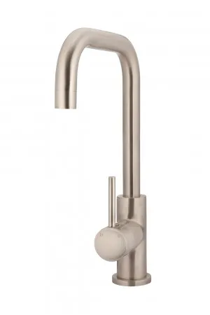 Meir | CHAMPAGNE ROUND KITCHEN MIXER TAP by Meir, a Kitchen Taps & Mixers for sale on Style Sourcebook