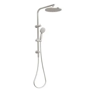 Phoenix Vivid Slimline Twin Shower - Brushed Nickel by PHOENIX, a Shower Heads & Mixers for sale on Style Sourcebook