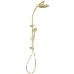 Phoenix Vivid Twin Shower-Brushed Gold by PHOENIX, a Shower Heads & Mixers for sale on Style Sourcebook