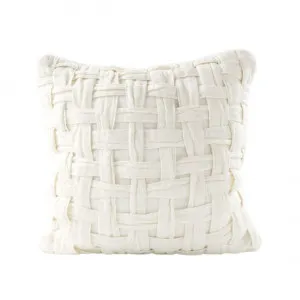 Crosier Linen Cushion - Ivory by Granite Lane, a Cushions, Decorative Pillows for sale on Style Sourcebook