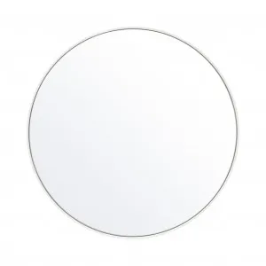 Studio Round Mirror, White - 120cm by Granite Lane, a Mirrors for sale on Style Sourcebook