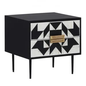 Huxley Bone Inlaid Bedside Table by Cozy Lighting & Living, a Bedside Tables for sale on Style Sourcebook