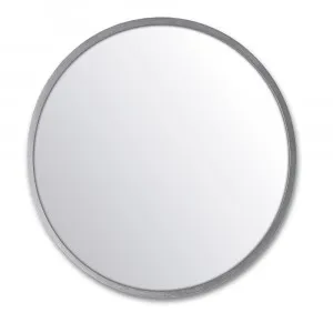 Modern Moon Concrete Frame Bathroom Mirror - 6 colour options - 86cm Stone by Luxe Mirrors, a Vanity Mirrors for sale on Style Sourcebook