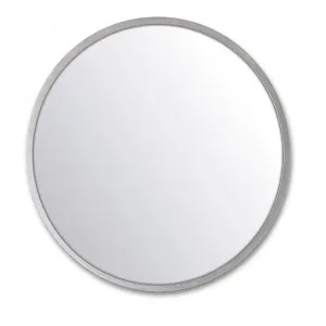 Modern Moon Concrete Frame Bathroom Mirror - 6 colour options - 66cm Nickel by Luxe Mirrors, a Vanity Mirrors for sale on Style Sourcebook