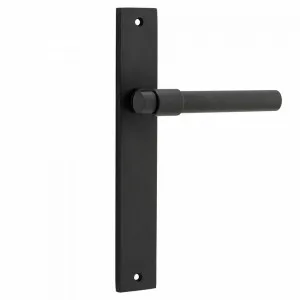 Helsinki Lever with Rectangle Backplate Matt Black by Iver, a Other Door Hardware for sale on Style Sourcebook