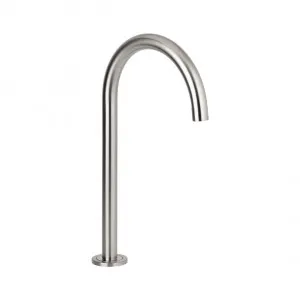 Gooseneck Hob Swivel Spout - Brushed Nickel by ABI Interiors Pty Ltd, a Bathroom Taps & Mixers for sale on Style Sourcebook