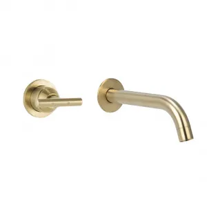 Barre Progressive Mixer & Spout Set - Brushed Brass by ABI Interiors Pty Ltd, a Bathroom Taps & Mixers for sale on Style Sourcebook