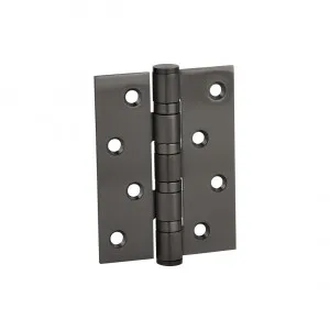 Ellis Butt Door Hinge Pair 100mm - Brushed Gunmetal by ABI Interiors Pty Ltd, a Door Hardware for sale on Style Sourcebook