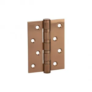 Ellis Butt Door Hinge Pair 100mm - Brushed Copper by ABI Interiors Pty Ltd, a Door Hardware for sale on Style Sourcebook