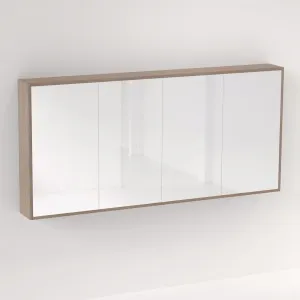 Myra 4-Door Mirror Cabinet 1692mm - Pure Oak by ABI Interiors Pty Ltd, a Shaving Cabinets for sale on Style Sourcebook