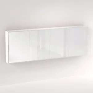 Myra 4 Door Mirror Cabinet 2292mm • Matte White by ABI Interiors Pty Ltd, a Shaving Cabinets for sale on Style Sourcebook