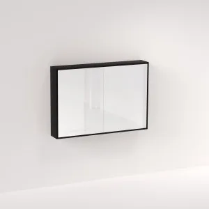 Myra 2 Door Mirror Cabinet 1164mm - Black Oak by ABI Interiors Pty Ltd, a Shaving Cabinets for sale on Style Sourcebook