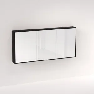 Myra 3 Door Mirror Cabinet 1728mm - Black Oak by ABI Interiors Pty Ltd, a Shaving Cabinets for sale on Style Sourcebook