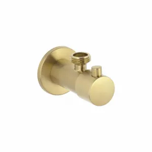 Mini Cistern Stop - Brushed Brass by ABI Interiors Pty Ltd, a Toilets & Bidets for sale on Style Sourcebook