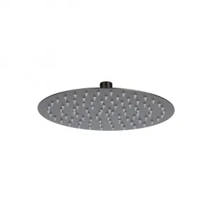 Sola Shower Head - Brushed Gunmetal by ABI Interiors Pty Ltd, a Shower Heads & Mixers for sale on Style Sourcebook