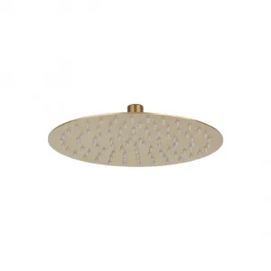 Sola Shower Head - Brushed Brass by ABI Interiors Pty Ltd, a Shower Heads & Mixers for sale on Style Sourcebook