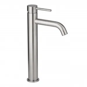 Elysian Basin Mixer Extended - Brushed Nickel by ABI Interiors Pty Ltd, a Bathroom Taps & Mixers for sale on Style Sourcebook