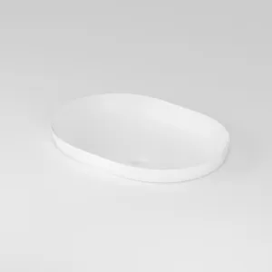 Kiva Semi-Inset Basin - Matte White by ABI Interiors Pty Ltd, a Basins for sale on Style Sourcebook