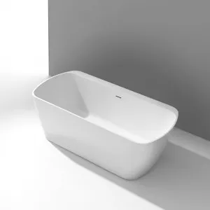 Jadis Acrylic Freestanding Bath - Matte White 1700mm by ABI Interiors Pty Ltd, a Bathtubs for sale on Style Sourcebook