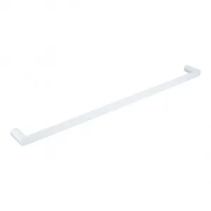 Milani Single Towel Rail 800mm - White by ABI Interiors Pty Ltd, a Towel Rails for sale on Style Sourcebook