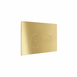 Zaaha Toilet Button Round - Brushed Brass by ABI Interiors Pty Ltd, a Toilets & Bidets for sale on Style Sourcebook