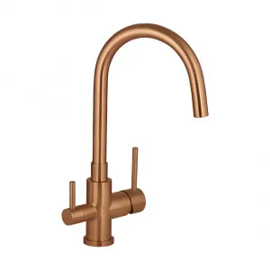 Elysian Commercial 3-Way Filter Tap - Brushed Copper by ABI Interiors Pty Ltd, a Kitchen Taps & Mixers for sale on Style Sourcebook