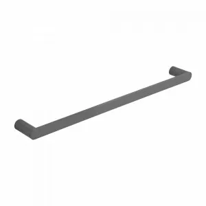 Milani Single Towel Rail 600mm - Brushed Gunmetal by ABI Interiors Pty Ltd, a Towel Rails for sale on Style Sourcebook