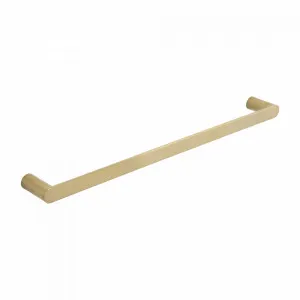 Milani Single Towel Rail 600mm - Brushed Brass by ABI Interiors Pty Ltd, a Towel Rails for sale on Style Sourcebook
