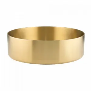 Harlow Round Basin Sink - Brushed Brass by ABI Interiors Pty Ltd, a Basins for sale on Style Sourcebook