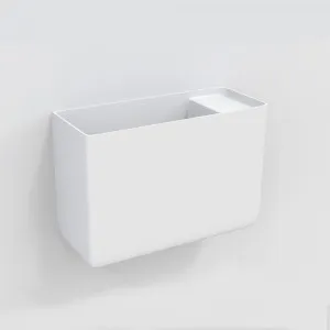 Capri Mini Wall-Mounted Basin - Matte White by ABI Interiors Pty Ltd, a Basins for sale on Style Sourcebook