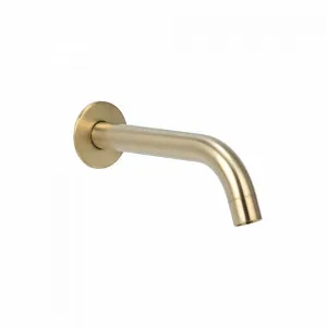 Wall-Mounted Spout - Brushed Brass by ABI Interiors Pty Ltd, a Bathroom Taps & Mixers for sale on Style Sourcebook