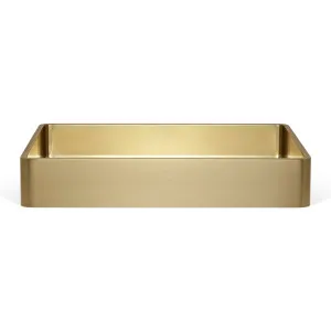 Ora Basin Sink 470mm - Brushed Brass by ABI Interiors Pty Ltd, a Basins for sale on Style Sourcebook