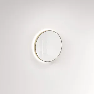 Saanti Handmade Double Trim LED Mirror 600mm • Brushed Brass by ABI Interiors Pty Ltd, a Illuminated Mirrors for sale on Style Sourcebook