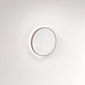 Saanti Handmade Double Trim LED Mirror 600mm - Brushed Copper by ABI Interiors Pty Ltd, a Illuminated Mirrors for sale on Style Sourcebook