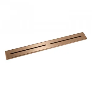 Harper Shower Channel Waste 900mm - Brushed Copper by ABI Interiors Pty Ltd, a Traps & Wastes for sale on Style Sourcebook