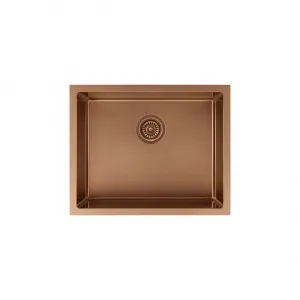 Seba Single Kitchen Sink 550mm - Brushed Copper by ABI Interiors Pty Ltd, a Kitchen Sinks for sale on Style Sourcebook