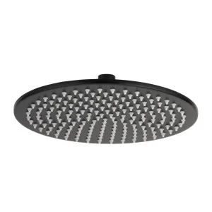 Shower Head Round 250mm - Matte Black by ABI Interiors Pty Ltd, a Shower Heads & Mixers for sale on Style Sourcebook