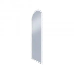 Great Great Arch 600 LED Mirror in Matt White - 60cm x 180cm by Luxe Mirrors, a Illuminated Mirrors for sale on Style Sourcebook